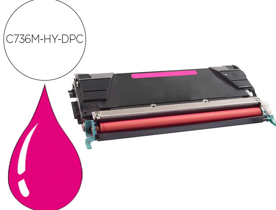 Toner dpc compatible lexmark c736h1mg