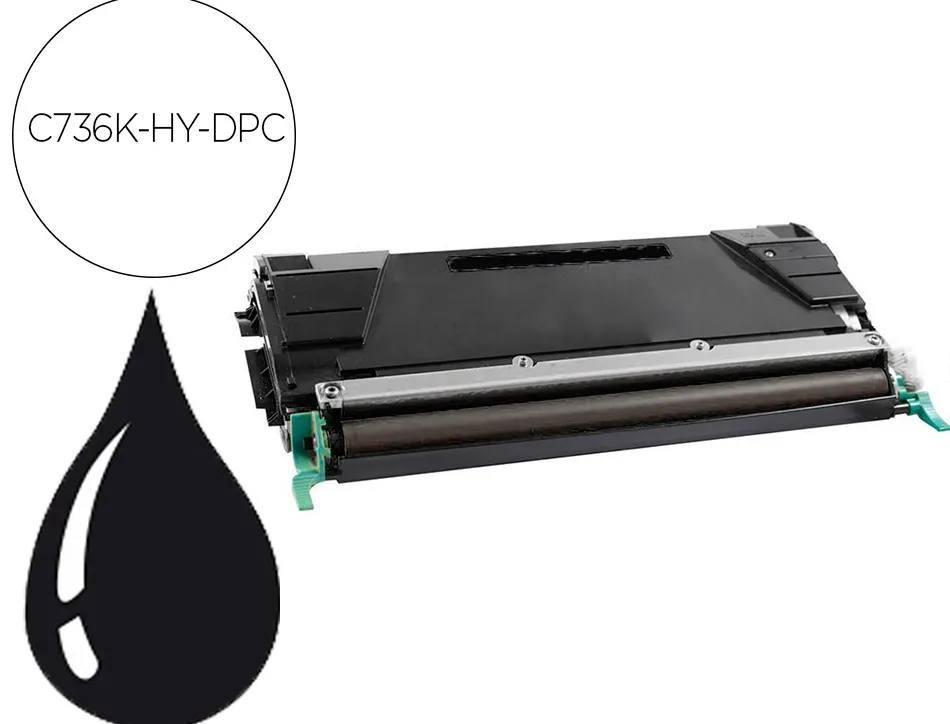 Toner dpc compatible lexmark c736h2kg