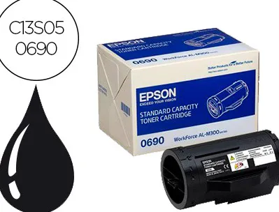 Toner epson 0690 workforce al-m300/al-mx300 couleur noir 2700p