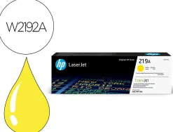 Toner hp original w2192a 219a 1200p coloris jaune