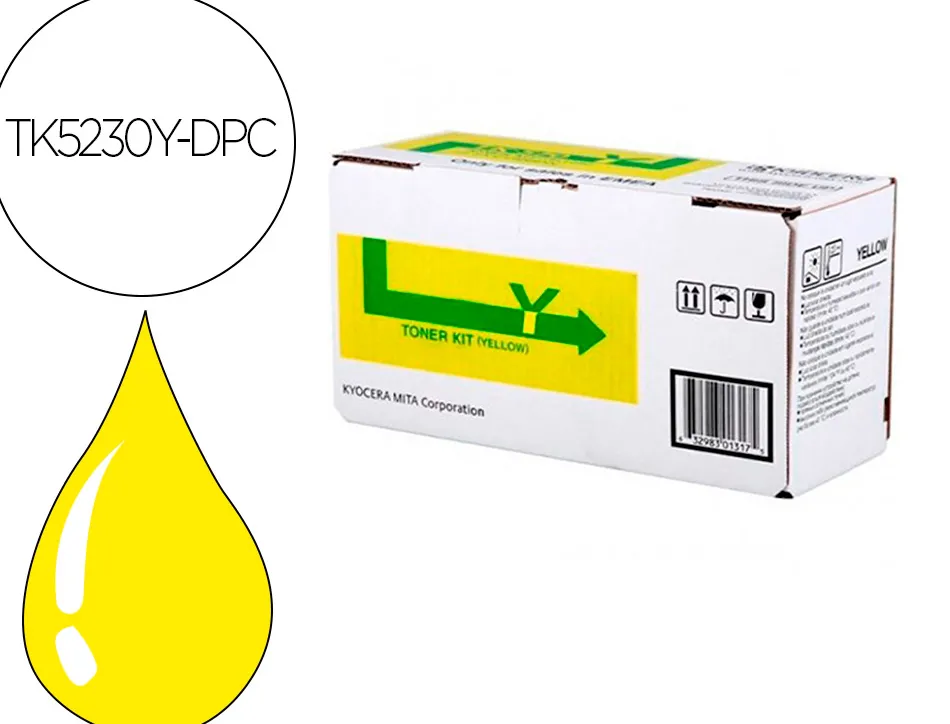 Toner kyocera ecosys m5521 yellow
