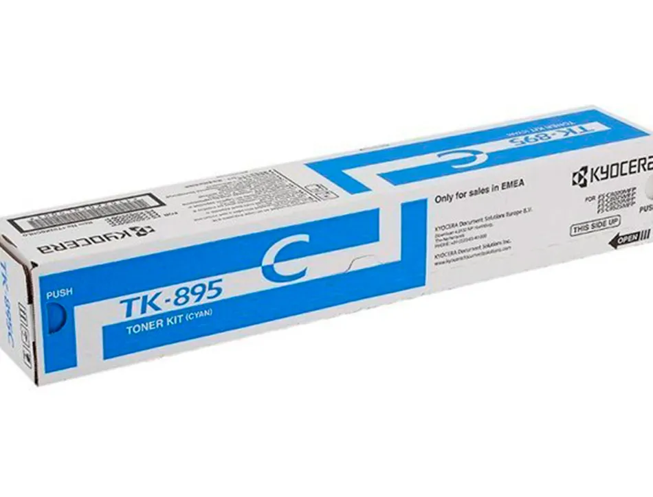 Toner kyocera -mita fsc-8020mcp / 8025mcp / c8520 / c8525á laser cian tk895c