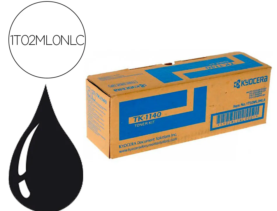 Toner kyocera -mita fs1035mfp m2035 / m2535dná laser noir