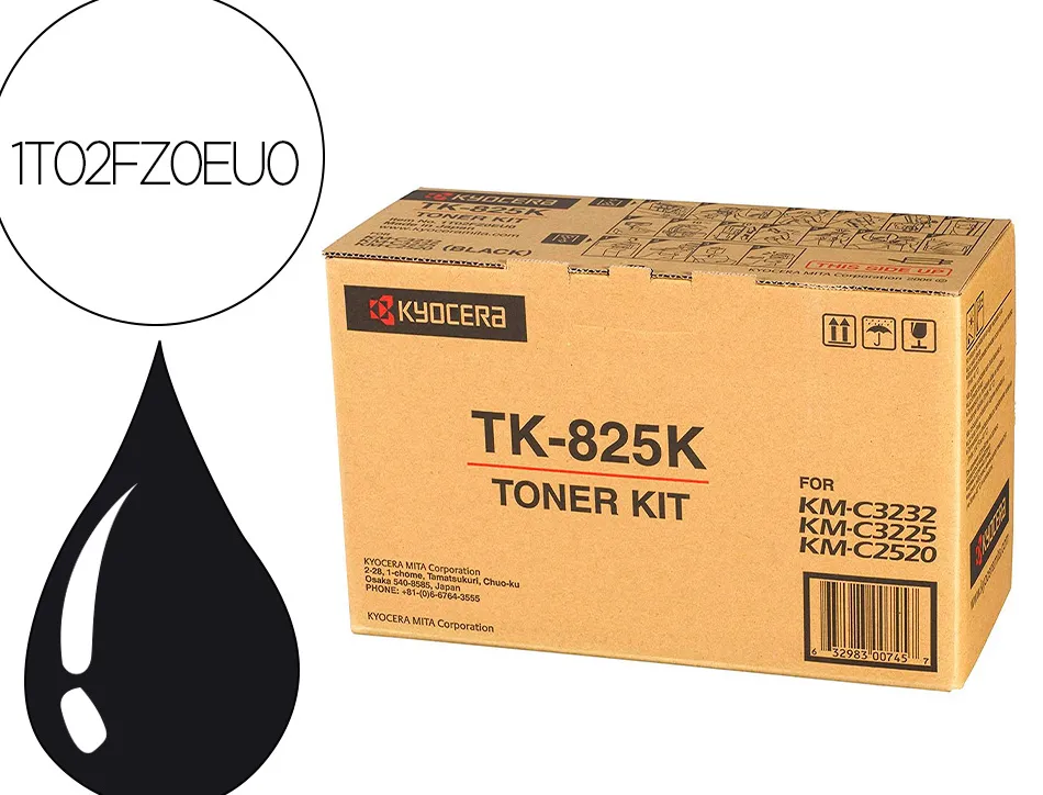 Toner kyocera -mita km-c2520 / 3225 / 3232á noir