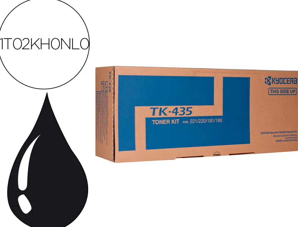 Toner kyocera -mita taskalfa 180 / 220 / 181 / 221á noir tk-435