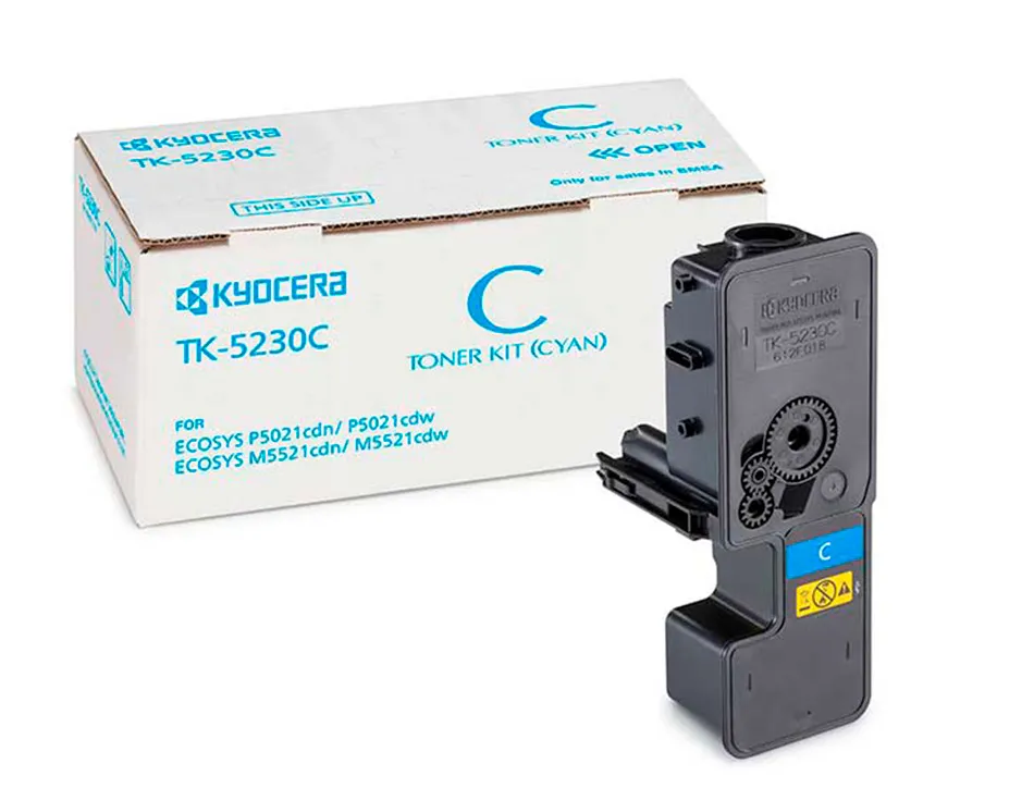 Toner kyoceraá mita tk-5230cá cianá m5521cdw 2200 pag