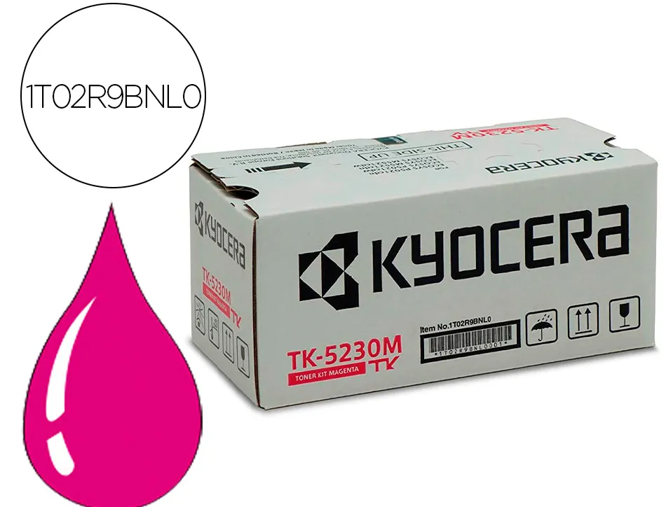 Toner kyoceraá mita tk-5230má magenta 2200 pag