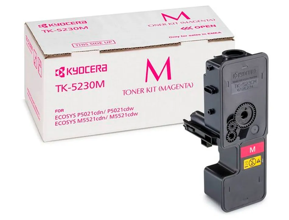 Toner kyoceraá mita tk-5230má magenta 2200 pag