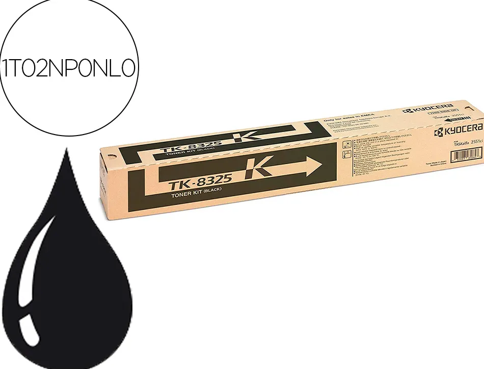 Toner kyocera -mitaáá toner noir tk8325k
