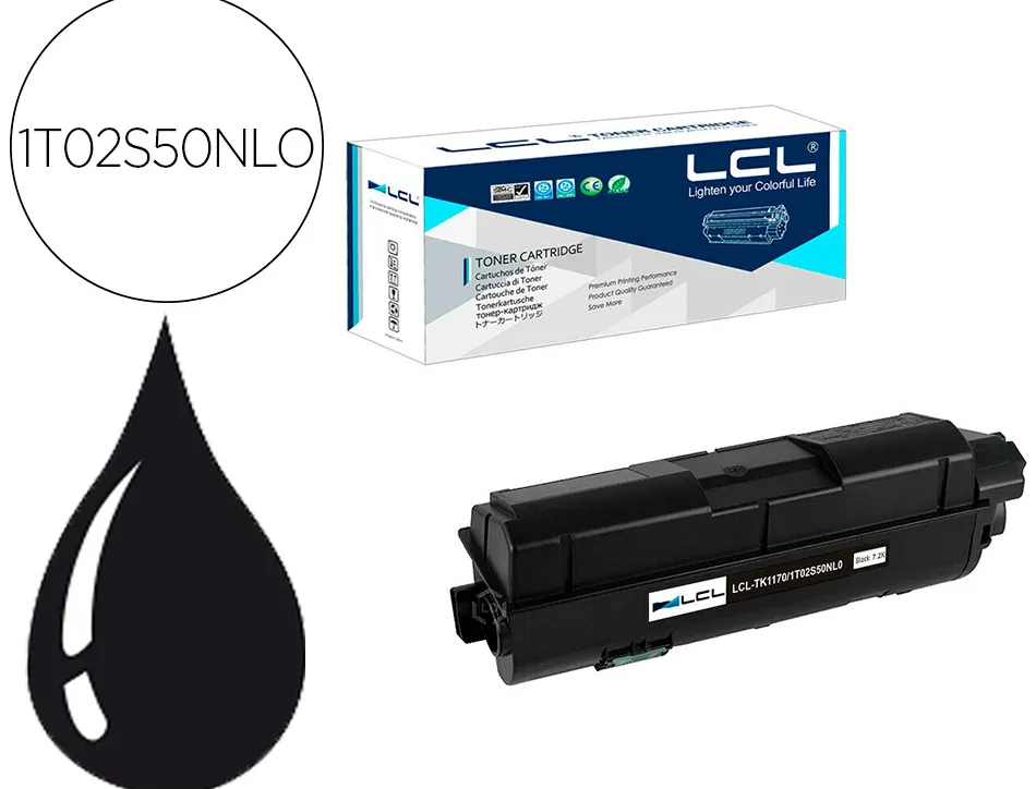 Toner kyocera tk-1170 ecosys m2040dn / m2540dn / m2640idw noir 7.200 pag