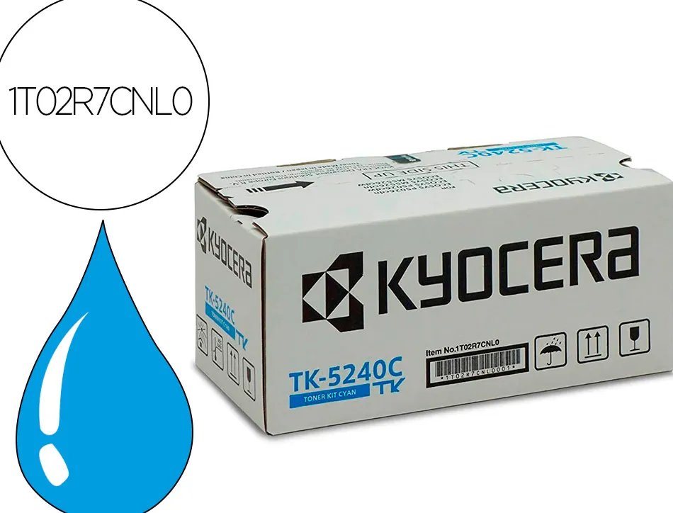 Toner kyocera tk-5240c mita m5526cdn cian 3.000 p ginas