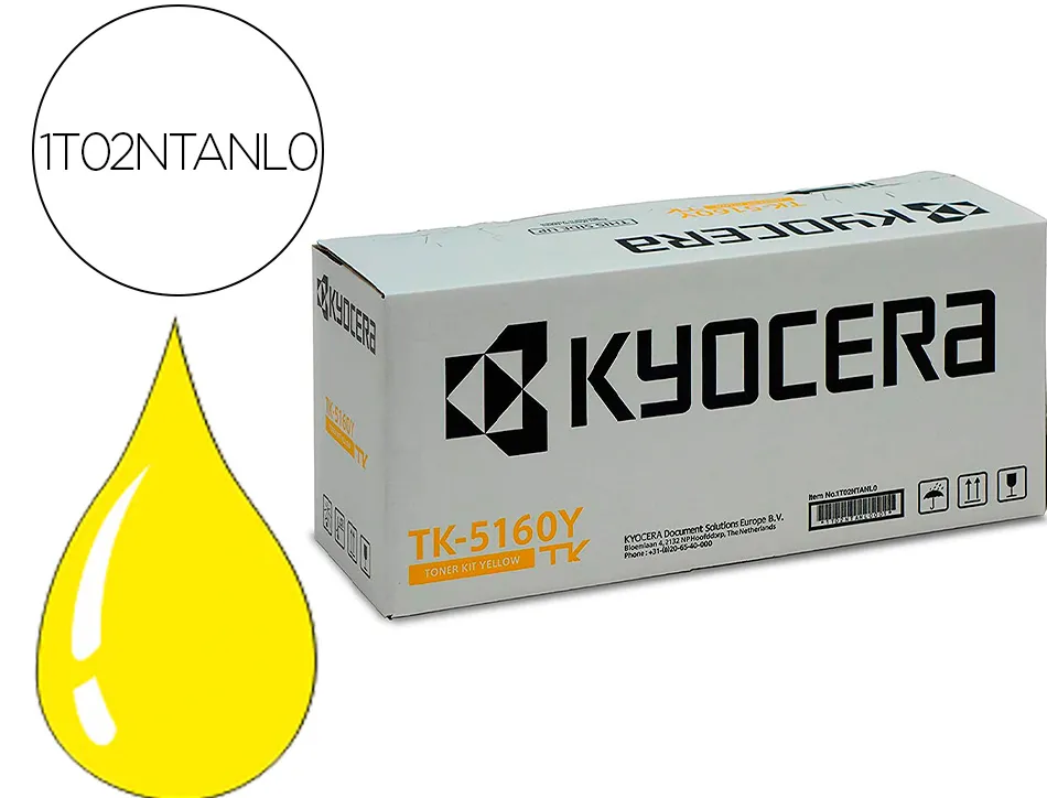 Toner kyoceraá tk-5160yá jaune