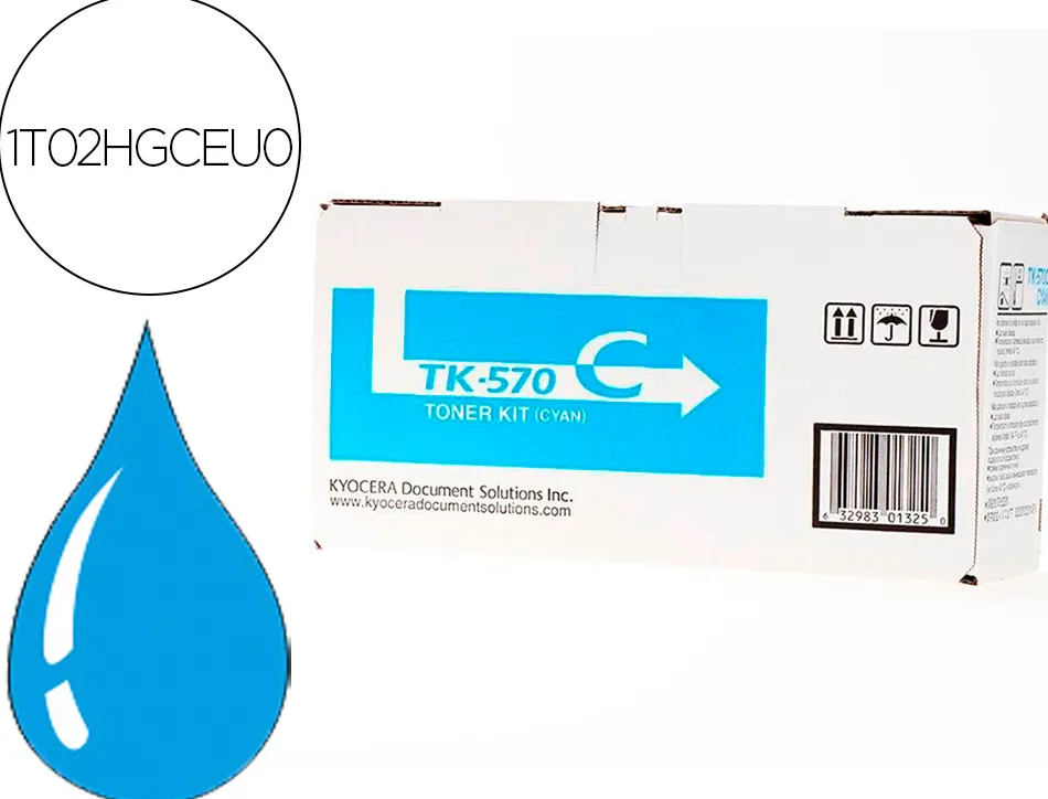 Toner kyocera toner laser tk570c fs-5400 cyan