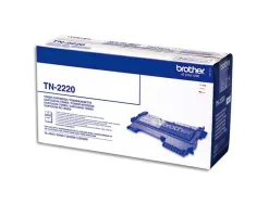 Toner laser brother tn2220 couleur noir haute capacité 2600p