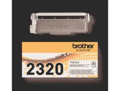 Toner laser brother tn2320 couleur noir haute capacité 2600p