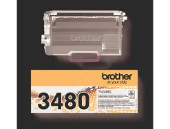 Toner laser brother tn3480 couleur noir 8000p