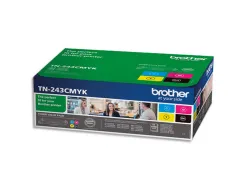 Toner laser brother tn243 pack de 4 couleurs