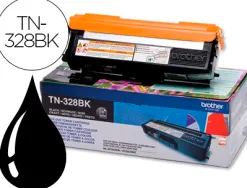Toner laser brother tn328bk couleur noir haute capacité 6000p