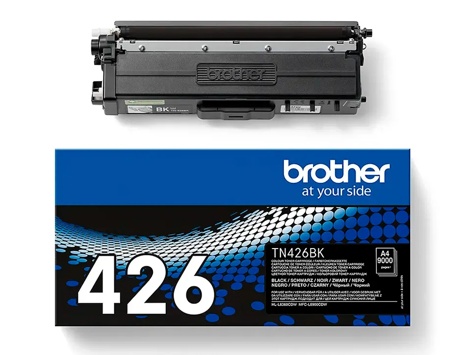 Toner laser brother tn426bk pour hl-l8360cdw couleur noir 9000p
