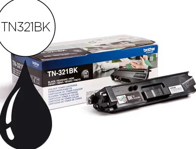 Toner laser brother tn321bk couleur noir 2500p