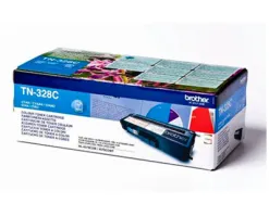 Toner laser brother tn328c couleur cyan haute capacité 6000p