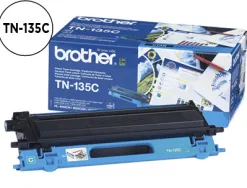 Toner laser brother tn135c couleur cyan haute capacité 4000p