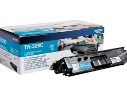 Toner laser brother tn329c couleur cyan 6000p
