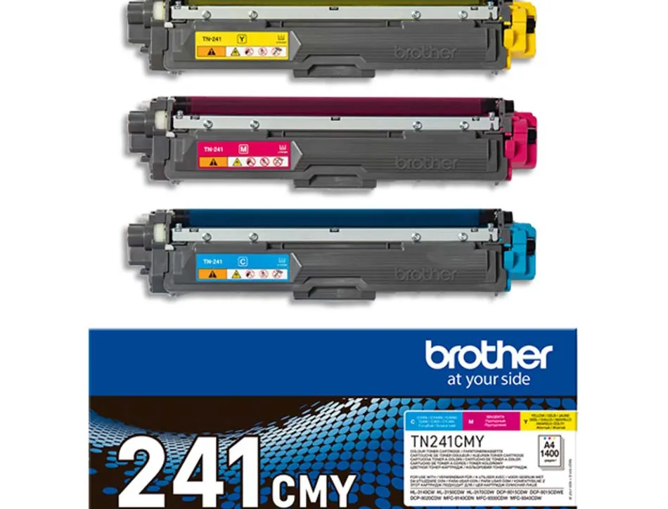 Toner laser brother tn241c couleur cyan 1400p