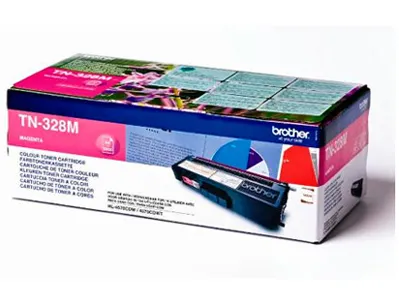 Toner laser brother tn328m couleur magenta haute capacité 6000p