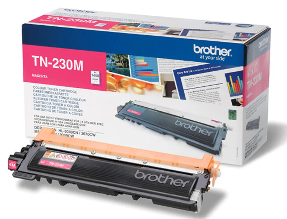 Toner laser brother tn230m couleur magenta 1400p