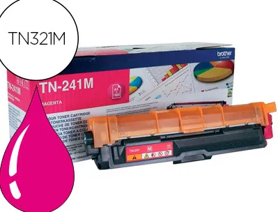 Toner laser brother tn321m couleur magenta 1500p