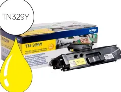 Toner laser brother tn329y couleur jaune 6000p