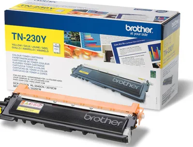 Toner laser brother tn230y couleur jaune 1400p