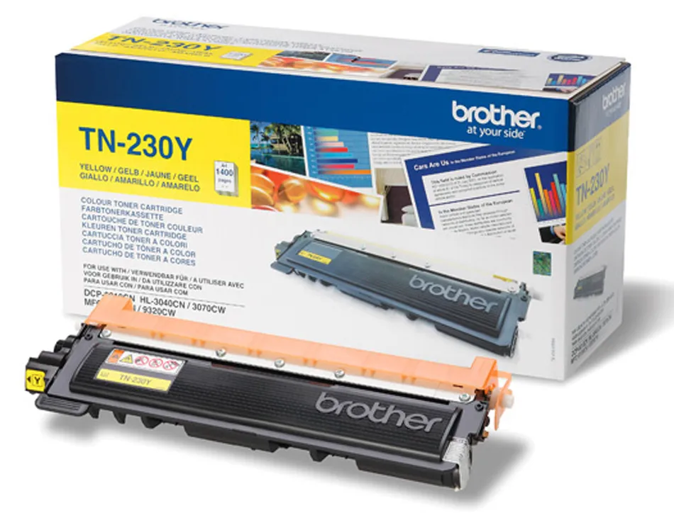 Toner laser brother tn230y couleur jaune 1400p