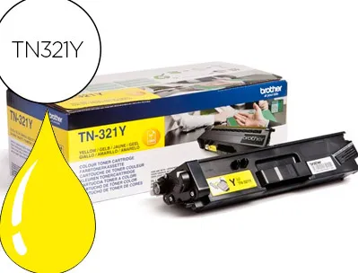 Toner laser brother tn321y couleur jaune 1500p