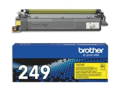 Toner laser brother tn249y haute capacite 4000p coloris jaune
