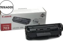 Toner laser canon 7616a005 couleur noir 2000p