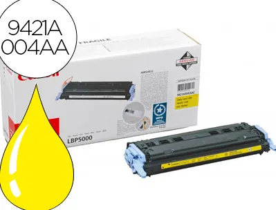 Toner laser canon 9421a004aa couleur jaune 2000p