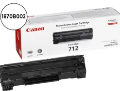 Toner laser canon 1870b002 couleur noir 1500p