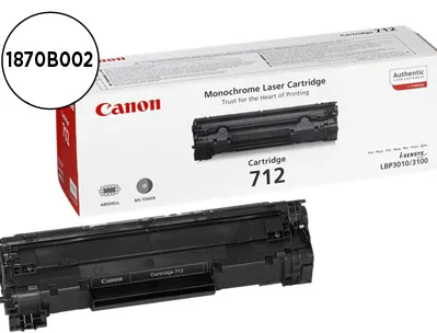 Toner laser canon 1870b002 couleur noir 1500p