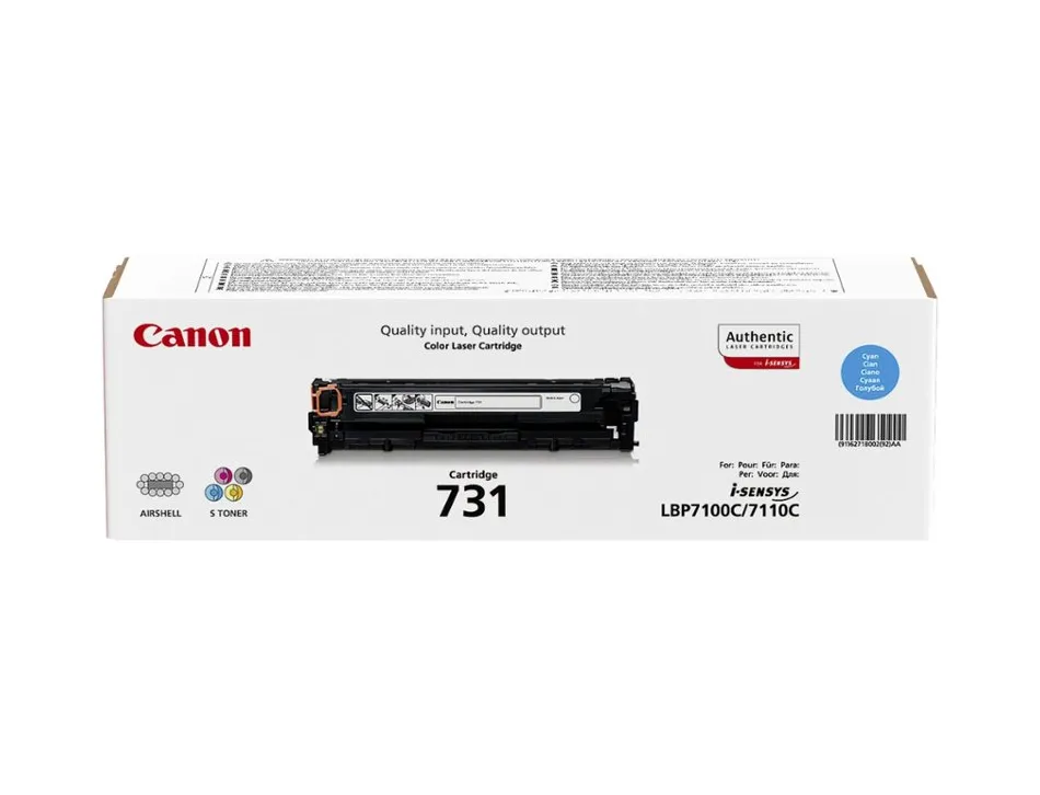 Toner laser canon 6271b002 couleur cyan 1500p