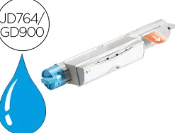 Toner laser dell gd900 jd764/gd900 couleur cyan 12000p
