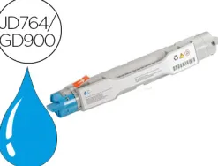 Toner laser dell g7845/gg579 couleur cyan 8000p