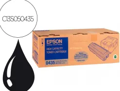 Toner laser epson s050435 c13s050435 couleur noir haute capacité 8000p