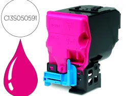 Toner laser epson s050591 c13s050591 couleur magenta 6000p