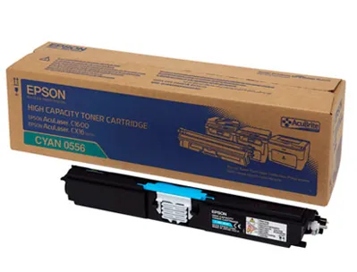 Toner laser epson s050556 c13s050556 couleur cyan haute capacité 2700p