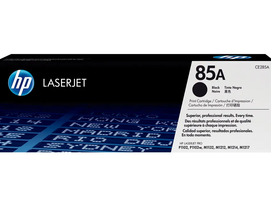 Toner laser hp 337 ce285a pour laserjet pro m1132/1212nf/mfp/p1102 couleur noir 1600p