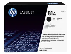 Toner laser hp 81 cf281a pour entreprise m630/m604dn couleur noir 10500p