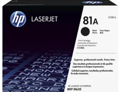 Toner laser hp 81 cf281a pour entreprise m630/m604dn couleur noir 10500p