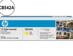 Toner laser hp 125a cb542a pour color laserjet cm1312/cp1205/1210/1215/1510/1515/n/1518 couleur jaune 1400p